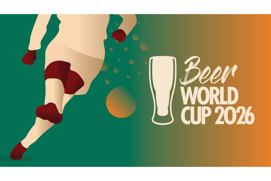 Celebração da Beer World Cup 2026 com futebol e cerveja
