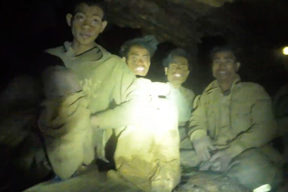 Primeiro sobrevivente resgatado com vida de gruta inundada no Laos
