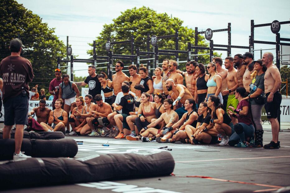 Foto de grupo no West Games Mafra