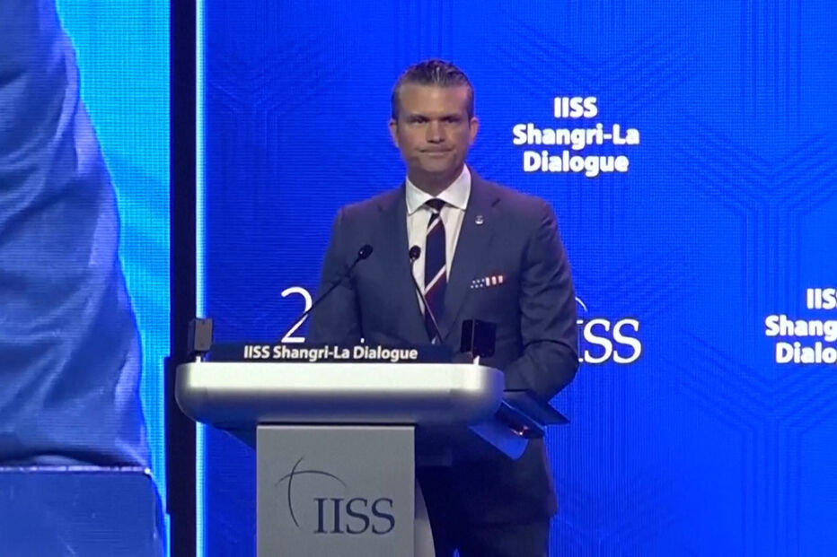 Pete Hegseth discursa no Diálogo ‘Shangri-La’