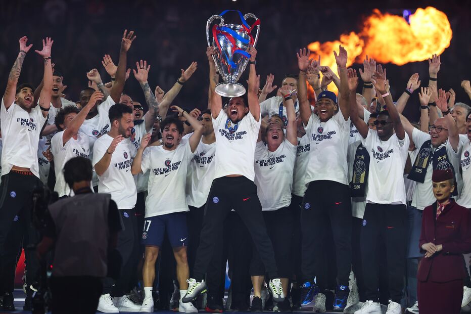 PSG celebra novo título europeu