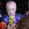 <![CDATA[ Florentino Pérez na chegada ao hotel para o primeiro discurso após vencer as eleições do Real Madrid ]]>