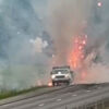 <![CDATA[ Novas imagens mostram ‘espetáculo’ de fogo de arti