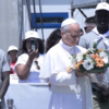 Papa Leão XIV visita o antigo "cais da vergonha" nas Ilhas C