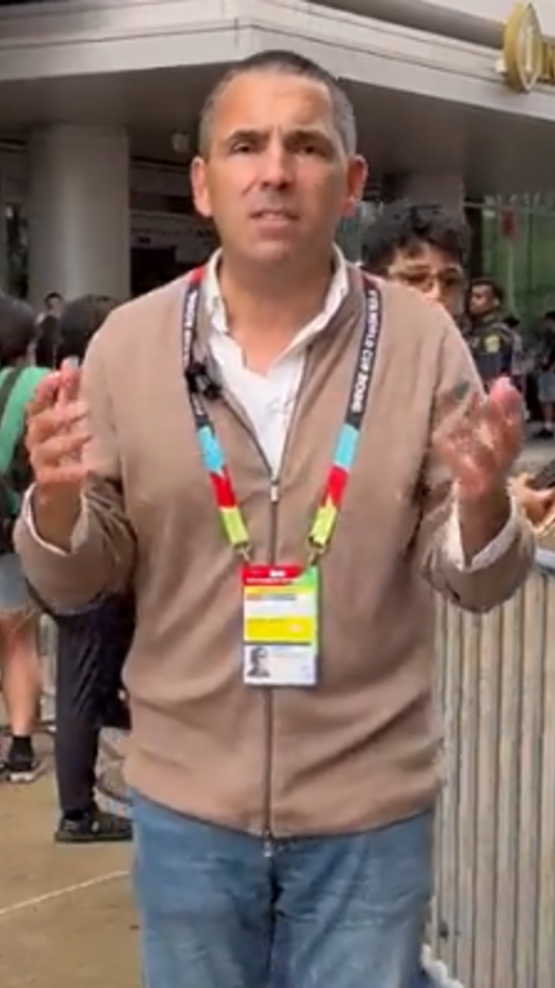 "O momento alto foi quando Ronaldo acenou para os adeptos": Pedro Neves de Sousa sobre chegada da Seleção a Houston