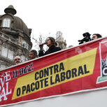 A greve geral convocadao pela CGTP encontrou adesão em vários setores