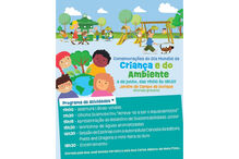 Celebrações do Dia da Criança e do Ambiente no Jardim de Campo de Ourique, com atividades para famílias