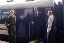 Print screen de parte da publicação original dos caminhos de ferro ucranianos (Ukrzaliznytsia) no Telegram, confirmando a chegada do secretário-geral da NATO, Mark Rutte, a Kiev, na Ucrânia