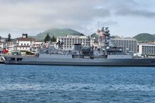 Navios de força multinacional da NATO nos Açores