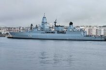 Navios de força multinacional da NATO nos Açores
