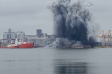 Drone marítimo ucraniano explode em porto na Roménia