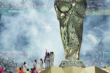 Réplica gigante da taça