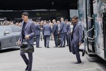 Partida da Seleção Nacional A para os Estados Unidos, do Aeroporto Humberto Delgado, na Portela, em Lisboa