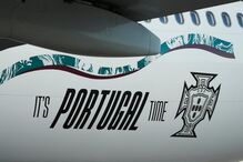 Avião da seleção portuguesa
