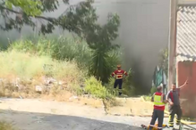 Incêndio deflagra no bairro das Galinheiras em Lisboa. Vários moradores retirados de casa