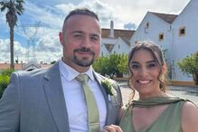 Marido da Rita Matias no pódio das provas de tiro