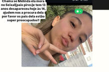 Menina de 13 anos desaparecida no Seixal