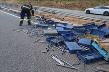 Despiste de camião condiciona trânsito na A29 em Estarreja