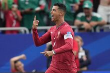 Cristiano Ronaldo celebra primeiro golo de Portugal