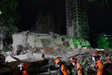 As imagens da destruição em Caracas após sismos