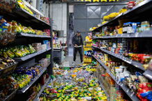 As imagens da destruição em Caracas após sismos