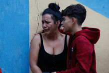 As imagens da destruição em Caracas após sismos