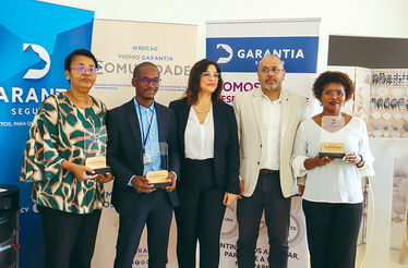Vencedores da 3ª edição do prémio na ilha de Santiago