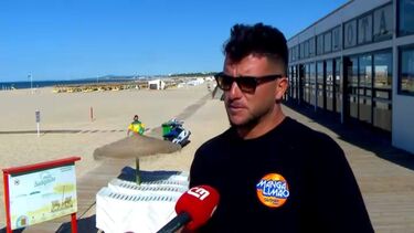 Concessionário de Monte Gordo diz-se preocupado com proibição de chapéus-de-sol à frente de concessões de praia