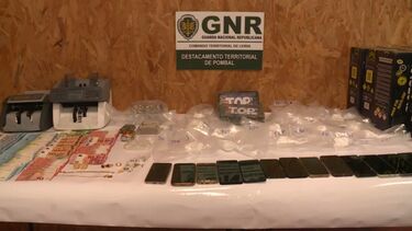GNR de Pombal detém quatro suspeitos na posse de 20 mil doses de cocaína e haxixe