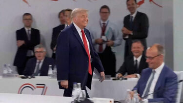 “Quem manda sou eu”: Trump arranca gargalhadas ao chegar a reunião do G7 