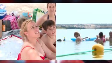 Populares procuram praias fluviais no Alentejo com temperaturas máximas perto dos 40 graus 