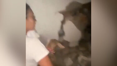Jovens desesperadas filmam-se a tentar escapar de prédio a desmoronar durante sismo na Venezuela