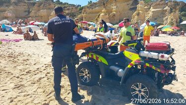 Homem francês morre na praia de São Rafael em Albufeira