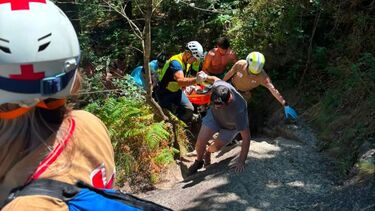 Turista grega resgatada no Gerês após queda