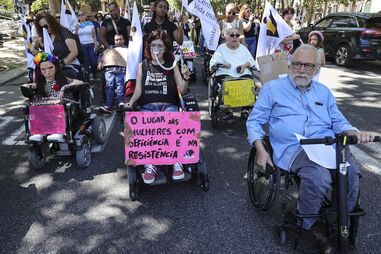 9.ª edição da Marcha pela Vida Independente de pessoas com deficiência, para assinalar o Dia Europeu da Vida Independente (05 de maio), na Avenida da Liberdade, em Lisboa,10 junho 2026