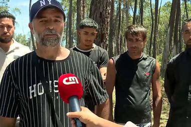 Família de homem encontrado morto em pinhal em Montemor-o-Velho visita local pela primeira vez