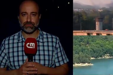 Mais de uma centena de operacionais continuam a combater fogo em Terras de Bouro