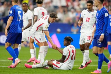 Inglaterra entra de forma afirmativa com triunfo sobre a Croácia