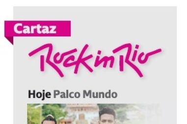 Saiba quem sobe ao Palco Mundo do Rock in Rio este fim-de-semana