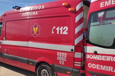Colisão entre três viaturas provoca um ferido grave em Relíquias