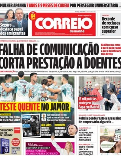 Capa do jornal