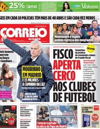 Capa do jornal