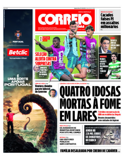 Capa do jornal