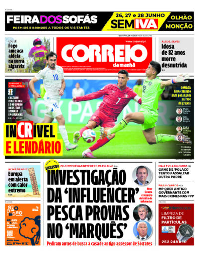 Capa do jornal