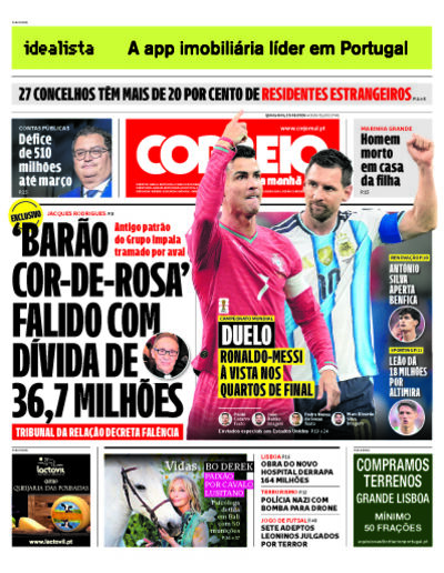 Capa do jornal