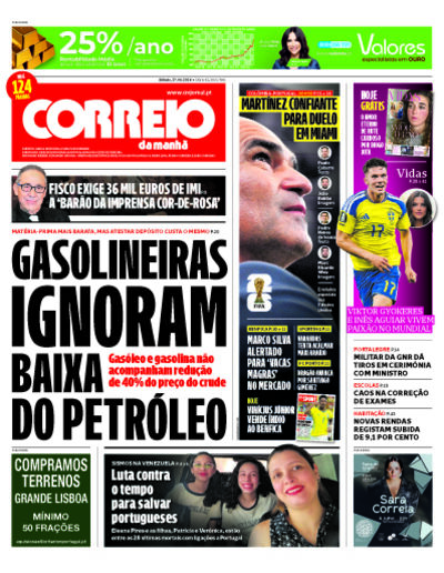 Capa do jornal