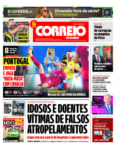 Capa do jornal