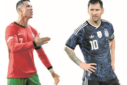 Cristiano Ronaldo e Messi