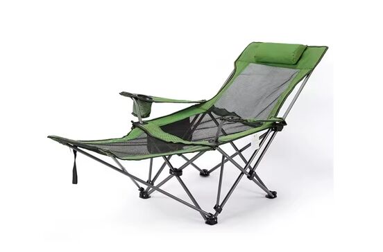 Cadeira de camping reclinável e portátil
