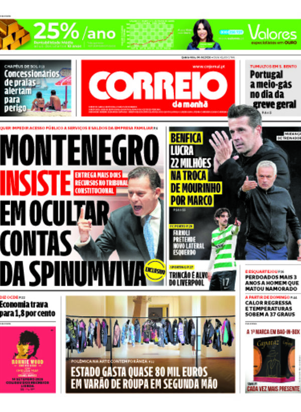 Capa do jornal